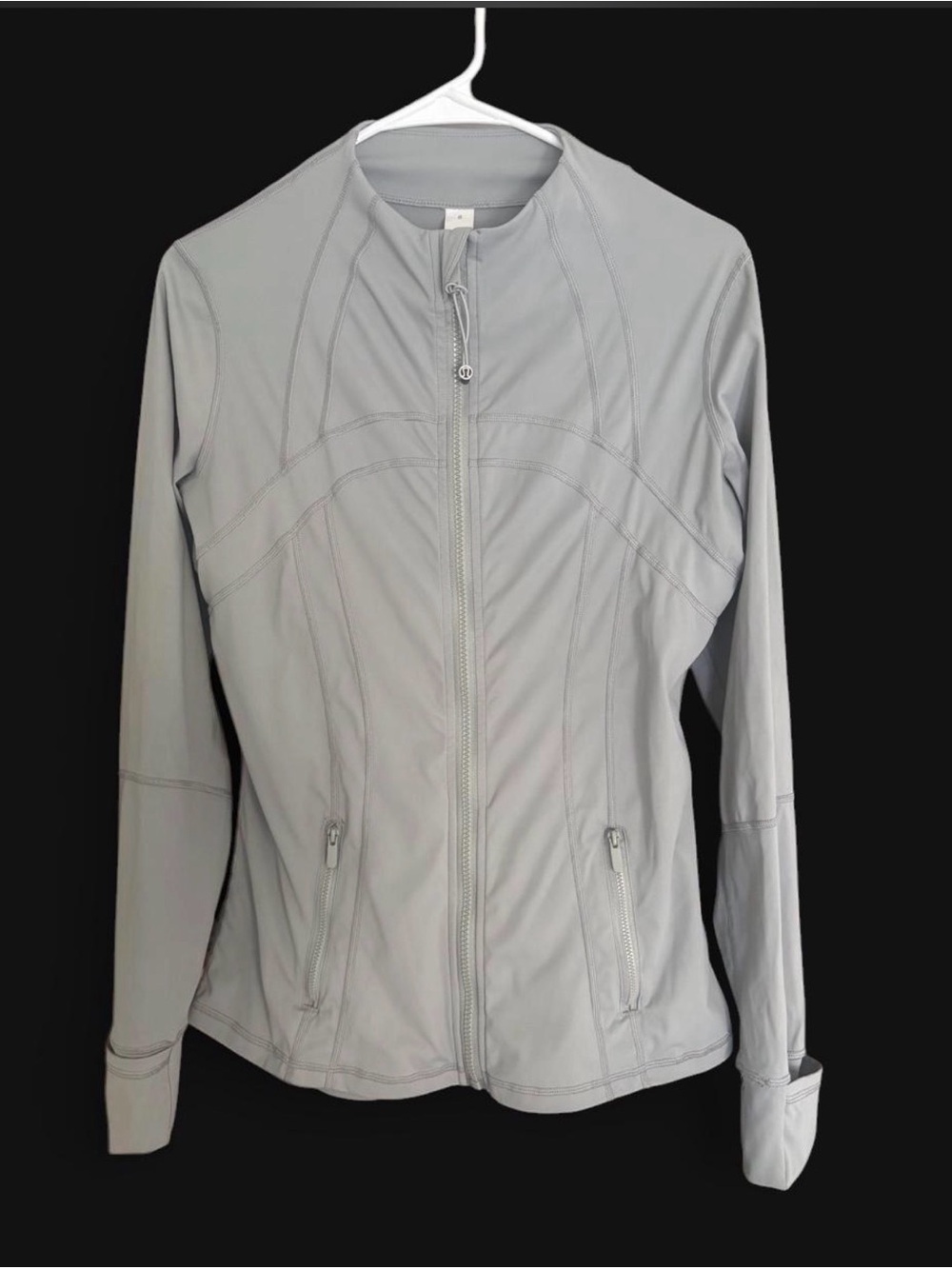 lululemon athletica Light Gray Zip-Up Define Jacket